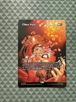 MTG Chaos Warp #0069 Foil Borderless Mythic Marvel Universe Eternal-Legal (MAR) - Image 1