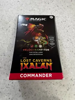 Magic The Gathering Lost Caverns of Ixalan Commander Deck Veloci-Ramp-Tor Sealed - Image 1