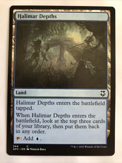 MTG Commander: Adventures in the Forgotten Realms Halimar Depths 244 LP - Image 1