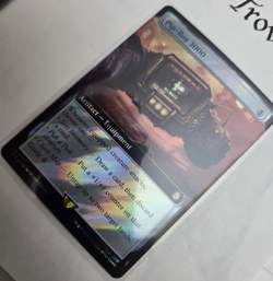 mtg, Pip-Boy 3000 (Extended Art) (Surge Foil) Universes Beyond: Fallout Foil NM - Image 2