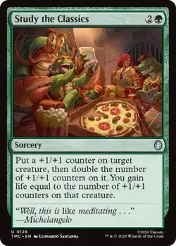 4x Study the Classics MTG - Commander: Teenage Mutant Ninja Turtles - NM-Mint - Image 1