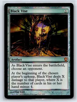 Black Vise 2 Mythic From the Vault: Relics Magic: The Gathering Lightly Played - Image 1