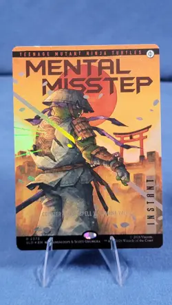 MTG Foil Borderless Mental Misstep Secret Lair: TMNT: The Last Ronin!! - Image 1