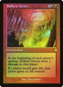 Sulfuric Vortex FOIL RETRO - 332 - Rare - Dominaria Remastered DMR MTG - Image 1