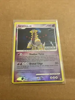 2008 Pokemon TCG Legends Awakened Giratina Reverse Holo STAMPED Card 4/146 MP - Image 1