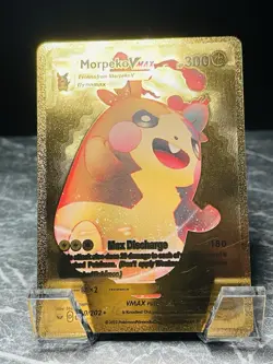Morpeko Vmax Gold Display Card Pokemon TCG - Image 1