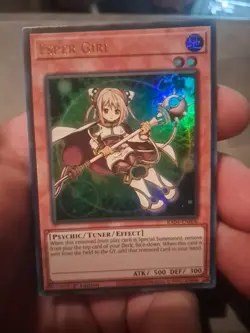 Yu-Gi-Oh! Esper Girl Prismatic Ultimate Rare Card RA04-EN006 - Image 1