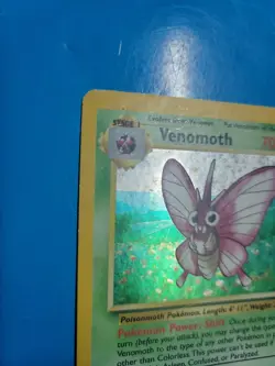 Venomoth 13/64 - Jungle Holo Rare Pokemon TCG Card Vintage WOTC MP - Image 4