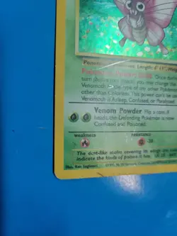 Venomoth 13/64 - Jungle Holo Rare Pokemon TCG Card Vintage WOTC MP - Image 5