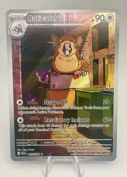 Raticate 99/88 POR EN Illustration Rare ME:03 Perfect Order Pokemon TCG NM - Image 1