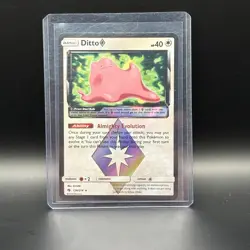 Ditto 154/214 Ultra Rare Prism Star Holo Lost Thunder - Pokemon TCG - Image 1