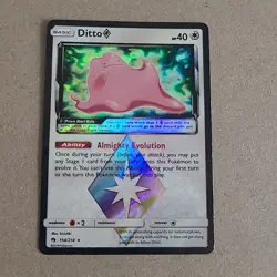 Pokemon TCG Ditto Prism Star Lost Thunder Holo Rare Card 154/214 2018 - Image 1