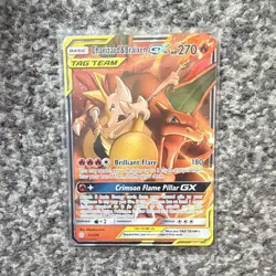 Charizard & Braixen GX 22/236 TAG TEAM Cosmic Eclipse Holo Ultra Rare 2019 EN - Image 1