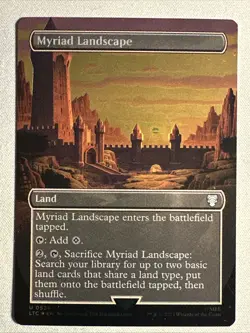 MTG / Myriad Landscape / LTC / #534 / FOIL (Borderless) / Uncommon / NM - Image 1