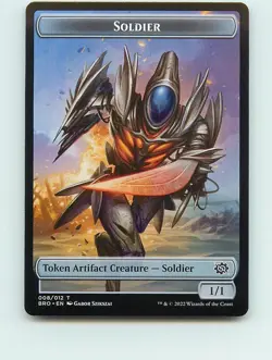 Soldier Token - T8 - MTG - The Brothers' War (BRO) - Image 1