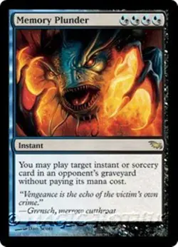 MTG - MEMORY PLUNDER - Shadowmoor (R) - Image 1