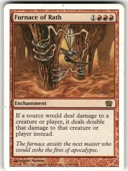 Furnace of Rath 187 Rare 8th Edition Magic: The Gathering DMG - Image 1