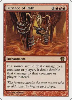Furnace of Rath 187 Rare 8th Edition Magic: The Gathering DMG - Image 3