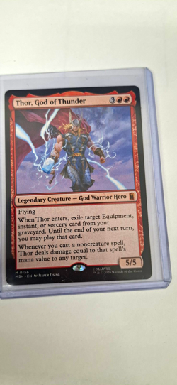 Wizards of the Coast Thor, God of Thunder 0156 Marvel Super Heroes Mythic - Image 1