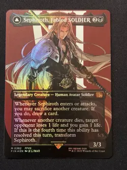 Sephiroth Fabled SOLDIER (Borderless) FINAL FANTASY M 0382 FIN Foil - Image 1