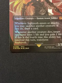 Sephiroth Fabled SOLDIER (Borderless) FINAL FANTASY M 0382 FIN Foil - Image 2