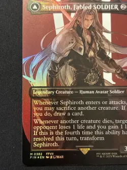 Sephiroth Fabled SOLDIER (Borderless) FINAL FANTASY M 0382 FIN Foil - Image 3