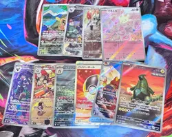 JP Art Rare Pokemon card lot of 10, Pack Fresh - Image 1