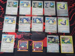 Pokemon TCG Snorlax 15-Card Collectors Lot Holo Artbox Hops Snorlax - Image 1