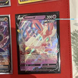 Pokemon TCG Holo 9-Card Lot Leafeon V Urshifu V Ting-Lu ex Rapid/Single - Image 3