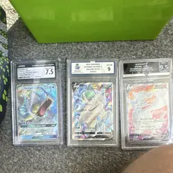 Pokemon TCG Graded 3-Card Lot - Image 1