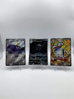 Pokemon TCG Paldean Fates Full Art Holo 3-Card Lot Skeledirge ex + More - Image 1