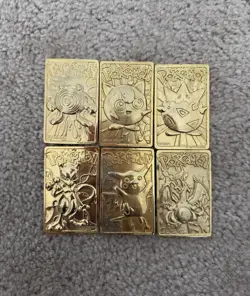 Pokemon Special Edition 1999 23K Gold-Plated 6-Card Lot + COAs Pokeballs - Image 2