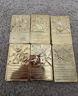 Pokemon Special Edition 1999 23K Gold-Plated 6-Card Lot + COAs Pokeballs - Image 3