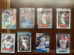 Shohei Ohtani Lot Of 8 Topps Holiday Cards - Image 1