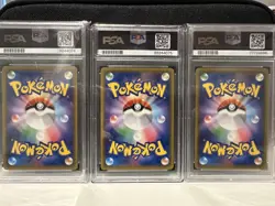 Pokemon TAG TEAM GX ALL STARS BLUE'S GREEN’S RED’S #193 #201 #196 PSA 10 SET - Image 2