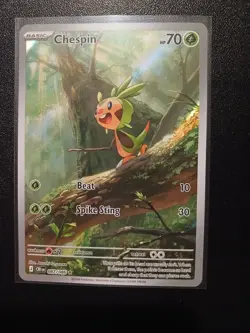 The Pokemon Company Chespin 087/086 Crimson Invasion Rev Holo EN 70HP - Image 1