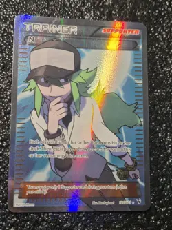 Pokemon Card N 101/101 Noble Victories Full Art FA Trainer BW Ultra Rare MP 2011 - Image 3