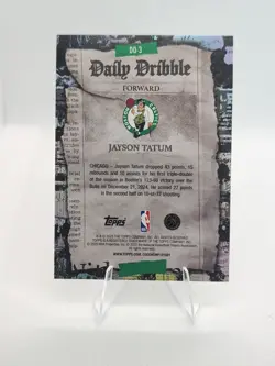 2025-26 Topps The Daily Dribble Jayson Tatum #DD-3 - Image 2