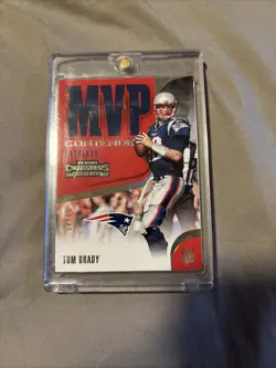 2018 Panini Contenders MVP Contenders Tom Brady #MVP-4 Gold /49 - Image 1
