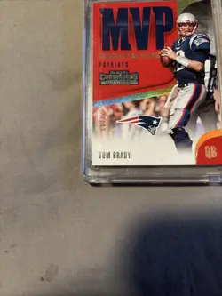 2018 Panini Contenders MVP Contenders Tom Brady #MVP-4 Gold /49 - Image 2