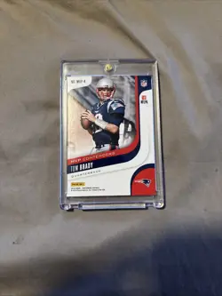 2018 Panini Contenders MVP Contenders Tom Brady #MVP-4 Gold /49 - Image 3