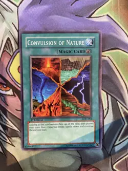 LOD-084 Convulsion Of Nature Common 1st Edition NM Yugioh Card - Image 1