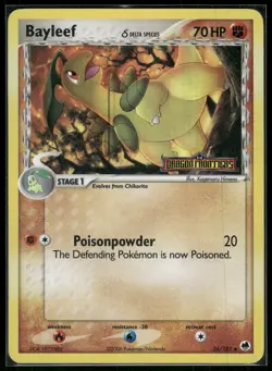 #26/101 Bayleef (Delta Species) Dragon Frontiers Holo - Image 1