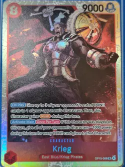 Krieg OP15-008 SR Adventure on Kami's Island Foil One Piece English NM - Image 1