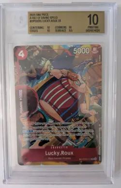 LUCKY ROUX - BGS 10 PRISTINE GOLD - #OP09015 - TR - A FIST OF DIVINE SPEED - Image 1