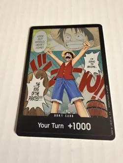 DON!! Card Luffy King Of The Pirates - OP01 - Alt Art - Romance Dawn - One Piece - Image 1