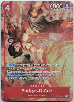 Portgas.D.Ace (007) (Parallel) ST30-007 One Piece Foil NM - Image 1