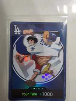 Bandai Namco One Piece DON!! Card Luffy Promo Foil Your Turn +1000 - Image 3