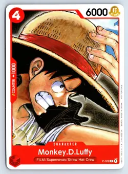 Monkey.D.Luffy (One Piece Film Red) P-022 One Piece Promotion Cards NM - Image 1