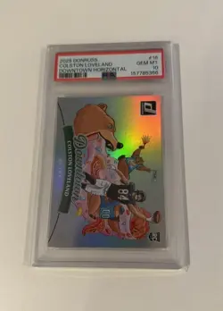 2025 PANINI DONRUSS DOWNTOWN HORIZONTAL #16 COLSTON LOVELAND ROOKIE RC PSA 10 - Image 1